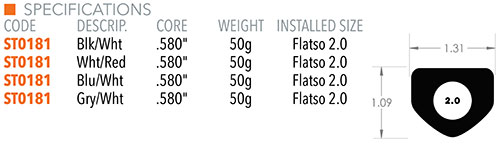 Super Stroke Zenergy Flatso 2.0 Grip Specifications