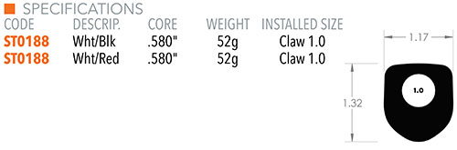 Super Stroke Zenergy Claw 1.0 Grip Specifications