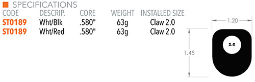 Super Stroke Zenergy Claw 2.0 Grip Specifications